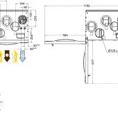 Sieninis rotacinis rekuperatorius SAVE VTR 250/B R 1000W With SAVE Cair control 1