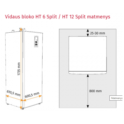 Šilumos siurblys Alpha Innotec ECO LINE L6 Split - HT6 6kW 1